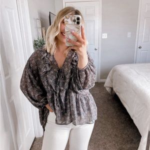 Pretty printed blouse